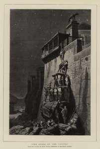 Os Gansos do Capitólio (gravura) de French School