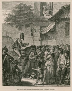 O Mountebank alemão; depois de Duplessis-Bertaux de French School