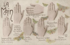A Mão (cor litho) de French School