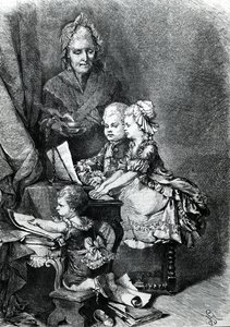 O Mozart Infantil Tocando Piano de French School