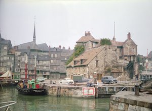 A Lieutenance, da qual Samuel de Champlain (1567-1635) partiu para a Nova França, 15 de março de 1603, depois 16 de abril de 1608 de French School