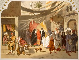 O casamento de um árabe no Cairo, 1860