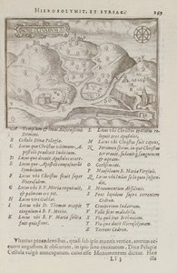 A montagem das azeitonas, Jerusalém viagem de Jerusalém por J. Cotovico, 1619 de French School