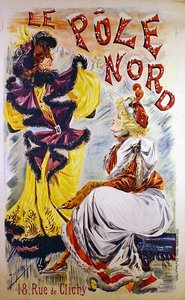 O Pólo Norte (cor litho) de French School