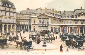 A Place du Palais Royal em Paris, 1910 de French School