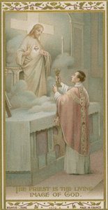 O sacerdote é a imagem viva de Deus de French School