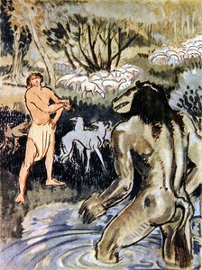 O Príncipe e o Dragão (cor litho) de French School