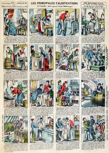 As principais formas de adulteração nutricional, c.1883 de French School