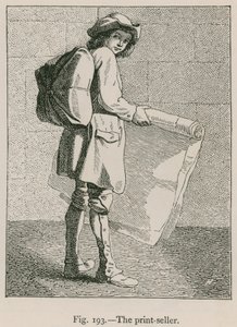 O vendedor da impressão de French School