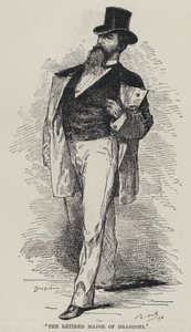 O Major aposentado dos Dragões (gravura) de French School