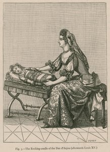 O Berço de Balanço do Duc dAnjou (depois Louis XV) de French School