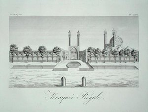 A Mesquita Real em Isfahan, de 