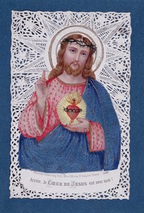O Sagrado Coração de Jesus, segunda metade do século XIX de French School