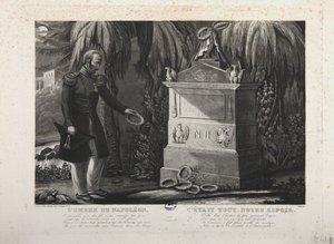 A sombra de Napoleão, tumba de Napoleão II