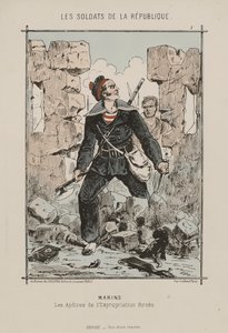 Os Soldados da República. Marinheiros: os apóstolos da expropriação forçada (lito a cores) de French School