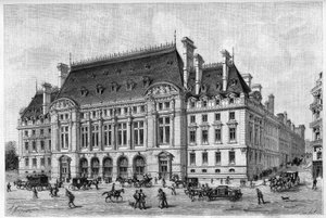 A Sorbonne foi renovee em 1887, a partir da rue des Ecoles. de French School