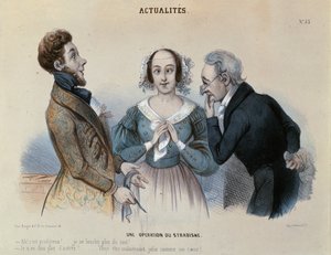 A operação de estrabismo, c.1840 de French School
