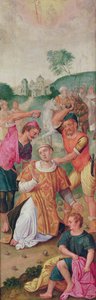 O apedrejamento de Santo Estêvão de French School
