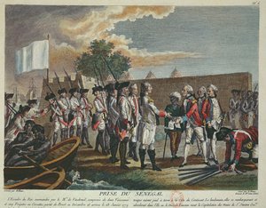 A tomada do Senegal pelos franceses em 1779 durante a guerra da independência americana, 1779