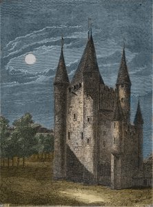 O Templo, uma fortaleza medieval em Paris - La Tour du Temple, local de detenção da família real de French School