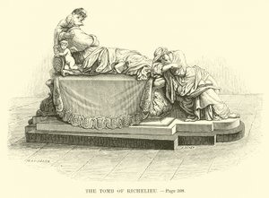 O túmulo de Richelieu de French School