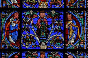 A árvore de Jessé: Isaías, rei de Jessé, Mica (w49) de French School