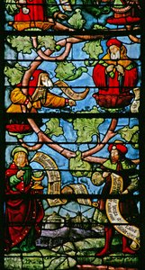 A árvore de Jessé com São João e Isaías de French School