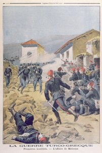 A guerra turco-grega, do Le Petit Journal, maio de 1897 de French School