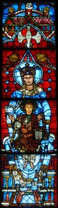 A Virgem e o Menino: A Janela Notre Dame de la Belle Verriere de French School