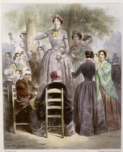 O governo das mulheres durante a revolução de 1848 de French School