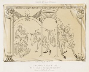 A adoração dos magos de French School