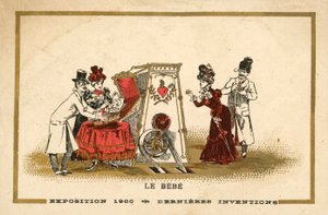 O bebé (chromolitho) de French School