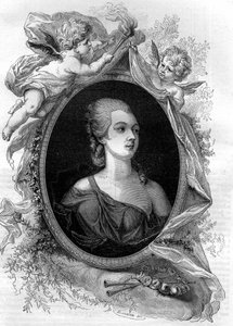 A bela Marozie (Mariuccia, Mariozza ou Marousie of Tusculum, ca. 890-932/937) mãe incestuosa de duas gerações de papas. Gravura em "Histoire des papes-kings-queens-et-empereurs a travessa les centuries" de Maurice Lachatre de French School