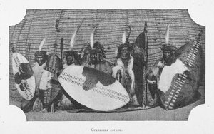 As canoas do rio Ogooue, ilustração de 