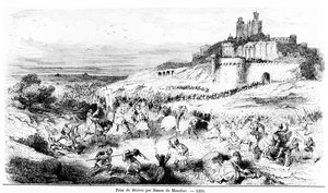 A captura de Béziers por Simon de Montfort em 22 de julho de 1209 de French School