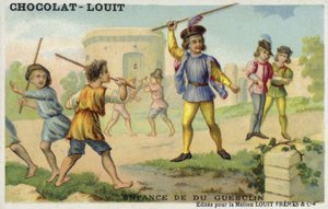 A infância de Bertrand du Guesclin de French School
