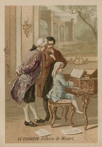 O clavicórdio: a infância de Mozart de French School