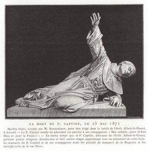 A morte de Pere Captier, 25 de maio de 1871 de French School