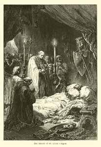 A morte de St Louis de French School
