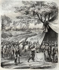 O fim da guerra dos Vendee - Hoche assina um tratado com os bretões - Revolução Francesa - La pacificação de la Vendee - Accords de la Mabilais, 20 de Abril de 1795 - assinatura entre o General Hoche e os chefes chouans - Assinatura do Tratado dos Mabilais de French School