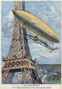 As experiências em balão aéreo do Sr. Alberto Santos-Dumont (Santos Dumont de French School