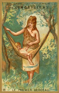 O primeiro berço (chromolitho) de French School