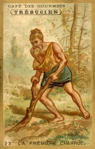O primeiro arado (chromolitho) de French School