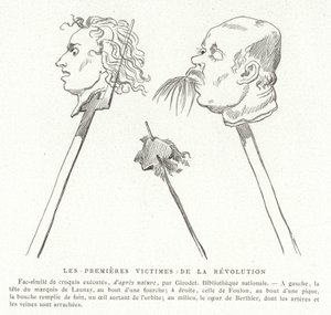 As primeiras vítimas da Revolução Francesa, julho de 1789 de French School