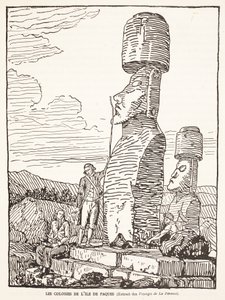 Os gigantes da ilha de Páscoa de French School