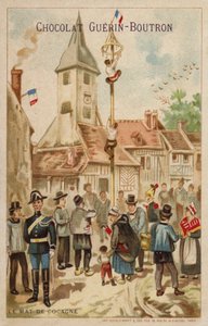 O poste gorduroso (chromolitho) de French School