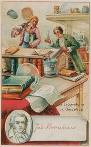 O laboratório do químico suíço Jons Jacob Berzelius de French School
