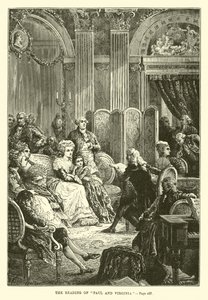 A leitura de Paul e Virginia de French School