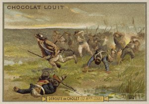 A derrota de Cholet, Guerra na Vendéia, Revolução Francesa, 17 de outubro de 1793 de French School