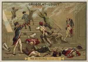 A tomada do Palácio das Tulherias, Revolução Francesa, 10 de agosto de 1792 de French School